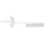 Safety brush Polyester Fiber, Medium 500x60x11mm, ø145mm White