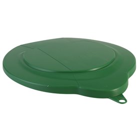 Emmerdeksel Voor 6 Liter Emmer Polypropyleen 295x250x20mm Groen -Horecavoordeel.com-