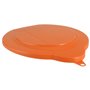 Emmerdeksel Voor 6 Liter Emmer Polypropyleen 295x250x20mm Oranje -Horecavoordeel.com-