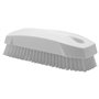 Nail brush - Small Work Brush Polyester Fiber, Hard 130x50x40mm White