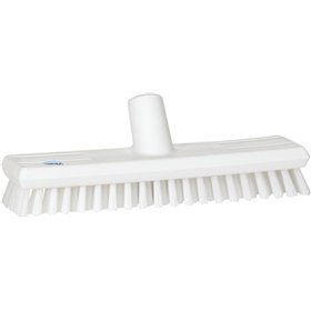 Tough Floor brush With Water supply Polyester Fiber, Hard 270x75x95mm Fiber length Ca. 30mm White