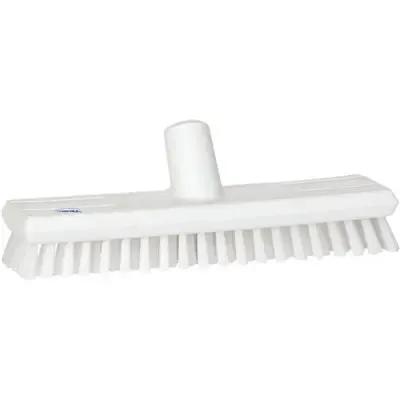 Tough Floor brush With Water supply Polyester Fiber, Hard 270x75x95mm Fiber length Ca. 30mm White