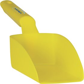 Straight Hand shovel, small, 0,5 Liter Polypropylene 300x95x80mm Yellow