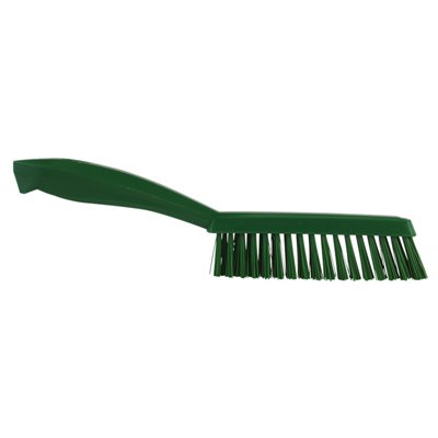 Narrow Brush Polyester Fiber, Extra Hard 300x20x70mm Green