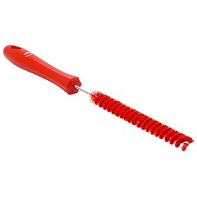 Medium Afvoerborstel Met Polyester Vezels Zichtbare Vezellengte 5mm ø15x310mm Rood -Horecavoordeel.com-