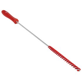 Pipe Brush With Handle and Polyester Fibers ø10x480mm, Hard Red