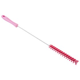 Pipe Brush With Handle and Polyester Fibers ø20x500mm, Medium Pink