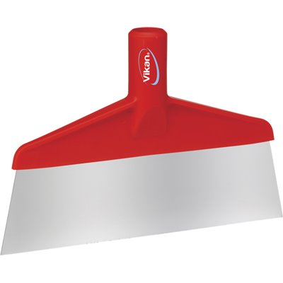 Floor scraper Polypropylene, Stainless Steel Sheet 260x30x175mm Visual Sheet Length Is 70mm Red