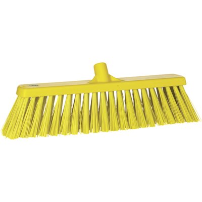 Wide Broom Polyester Fiber, Hard 530x90x175mm. Yellow