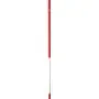 Ergonomische Aluminium Steel 130cm Van Geanodiseerd Aluminium En Polypropyleen 1310xø 31mm Rood -Horecavoordeel.com-