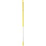 Ergonomic Aluminium Helve 130cm Anodized Aluminum, Polypropylene 1310xø 31mm Yellow