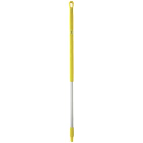 Ergonomische Aluminium Steel 130cm Van Geanodiseerd Aluminium En Polypropyleen 1310xø 31mm Geel -Horecavoordeel.com-