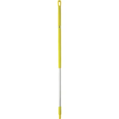 Ergonomische Aluminium Steel 130cm Van Geanodiseerd Aluminium En Polypropyleen 1310xø 31mm Geel -Horecavoordeel.com-