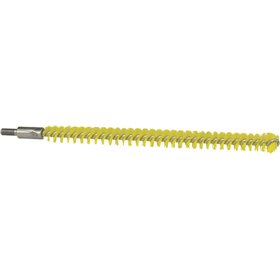 Pipe Brush For Flexible Cable with Polyester Fibers, Medium ø12x200mm, Medium Yellow