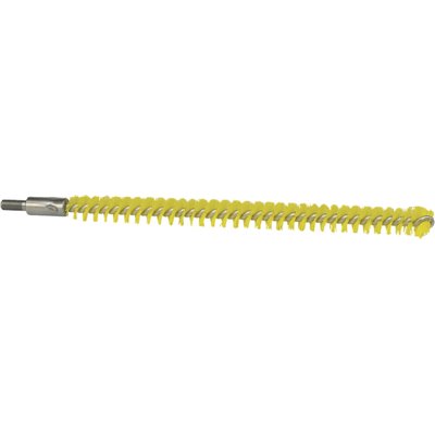 Pipe Brush For Flexible Cable with Polyester Fibers, Medium ø12x200mm, Medium Yellow