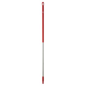 Ergonomische Rvs Steel 150cm Van Roestvrij Staal En Polypropyleen 1510xø 31mm Rood -Horecavoordeel.com-