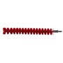 Pipe Brush For Flexible Cable with Polyester Fibers, Medium ø20x200mm, Medium Red