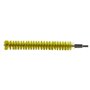 Pipe Brush For Flexible Cable with Polyester Fibers, Medium ø20x200mm, Medium Yellow