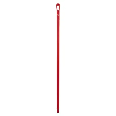 Ultra Hygiëne Steel 130cm Van Polypropyleen 1300xø 34mm Rood -Horecavoordeel.com-