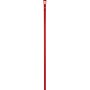 Ultra Hygiëne Steel 150cm Van Polypropyleen 1500xø 34mm Rood -Horecavoordeel.com-