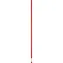 Ergonomische Telescopische Steel Van Geanodiseerd Aluminium En Polypropyleen Werklengte: 1575 – 2780xø 32mm Rood -Horecavoordeel