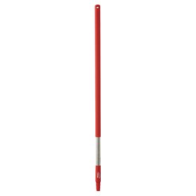 Korte Ergonomische Rvs Steel Van Roestvrij Staal En Polypropyleen 1025xø 31mm Rood -Horecavoordeel.com-