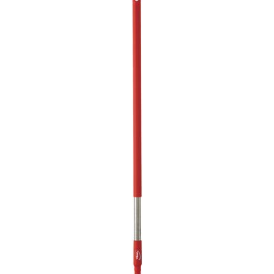 Korte Ergonomische Rvs Steel Van Roestvrij Staal En Polypropyleen 1025xø 31mm Rood -Horecavoordeel.com-