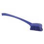 Dish brush With Tall Helve Polyester Fiber, Hard 415x71x75mm Purple