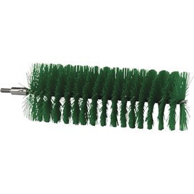 Medium Pijpborstel Voor Flexibele Kabel Met Polyester Vezels ø40x200mm Groen -Horecavoordeel.com-