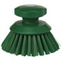 Round Work brush Polyester Fiber, Hard ø 110x110mm Green