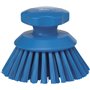 Round Work brush Polyester Fiber, Hard ø 110x110mm Blue