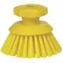 Round Work brush Polyester Fiber, Hard ø 110x110mm Yellow