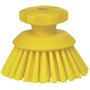 Round Work brush Polyester Fiber, Hard ø 110x110mm Yellow