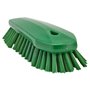 Large Ergonomic Work brush Polyester Fiber, Hard, With Wide Outstanding Fiber 250x120x60mm Green