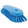 Large Ergonomic Work brush Polyester Fiber, Hard, With Wide Outstanding Fiber 250x120x60mm Blue