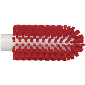 Pipe brush, Helve model Polyester Fiber ø63x150mm, Hard Red