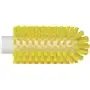 Pipe brush, Helve model Polyester Fiber ø63x150mm, Hard Yellow