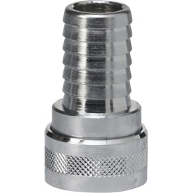 Quick Coupler With Hose Pillar for All Q-stems Brass Chromed 1-2 "Quick Coupler, 3-4" Hose Pillar