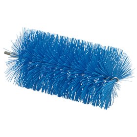 Medium Pijpborstel Voor Flexibele Kabel Met Polyester Vezels ø90x200mm Blauw -Horecavoordeel.com-