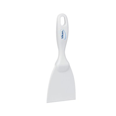 Rechte Smalle Handschraper Polypropyleen 75x18x210mm Wit -Horecavoordeel.com-