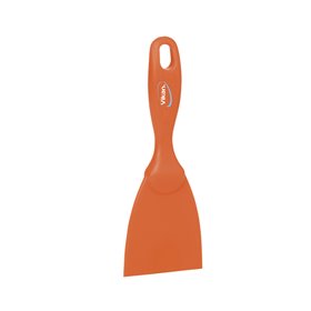 Straight Hand scraper Smal Polypropylene 75x18x210mm Orange