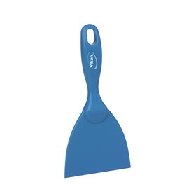 Rechte Brede Handschraper Polypropyleen 102x18x210mm Blauw -Horecavoordeel.com-