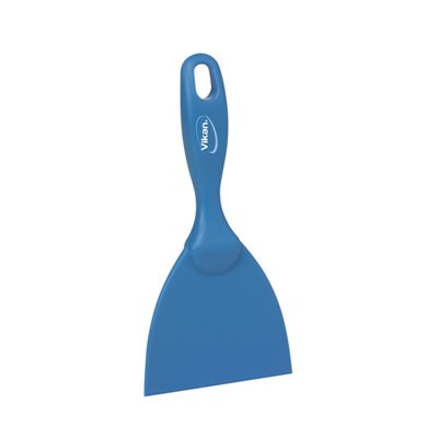 Rechte Brede Handschraper Polypropyleen 102x18x210mm Blauw -Horecavoordeel.com-