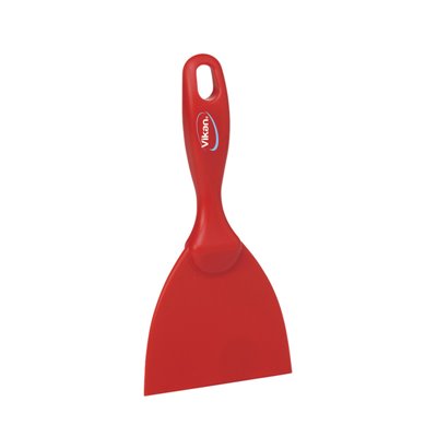 Rechte Brede Handschraper Polypropyleen 102x18x210mm Rood -Horecavoordeel.com-