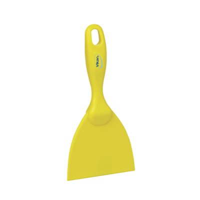 Straight Hand scraper, Wide Polypropylene 102x18x210mm Yellow