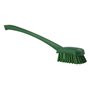 Dish brush With Tall Helve Polyester Fiber, Hard 415x71x75mm Green