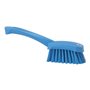 Dish brush With Short Helve Polyester Fiber, Hard 270x70x85mm Blue