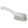 Dish brush With Short Helve Polyester Fiber, Hard 270x70x85mm White
