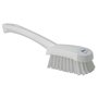 Dish brush With Short Helve Polyester Fiber, Hard 270x70x85mm White