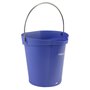 Emmer 6 Liter Van Polypropyleen En Roestvrij Staal 260x270x258mm Paars -Horecavoordeel.com-